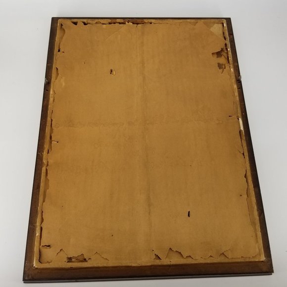 German Religious Jesus Christ Do No Be Afraid Floral Needle Point Framed Decor - Picture 2 of 13